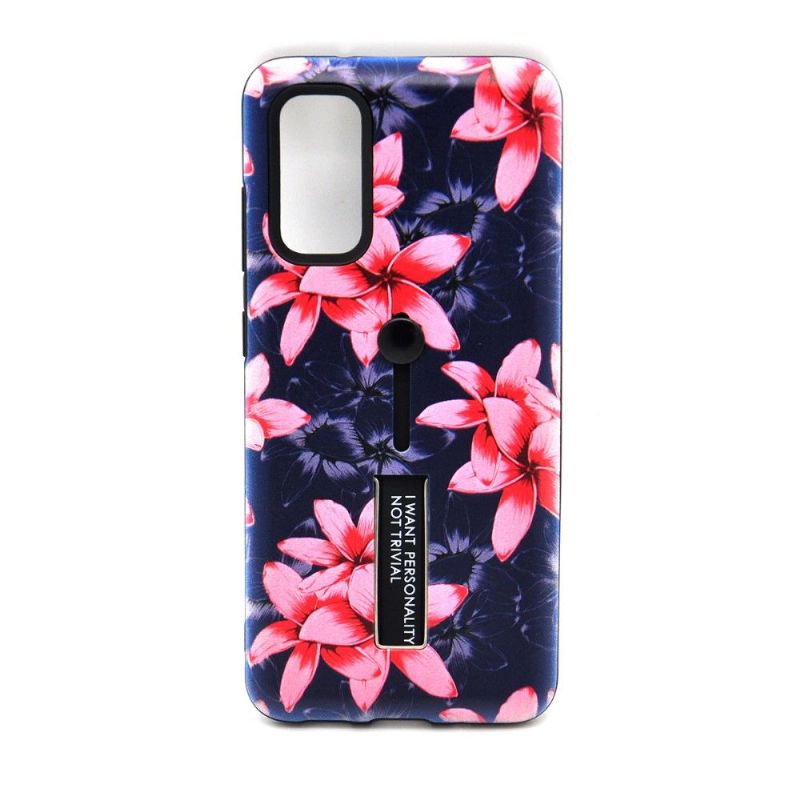 Coque Samsung Galaxy S10 Lite Feuilles Tropicales Fonction Support