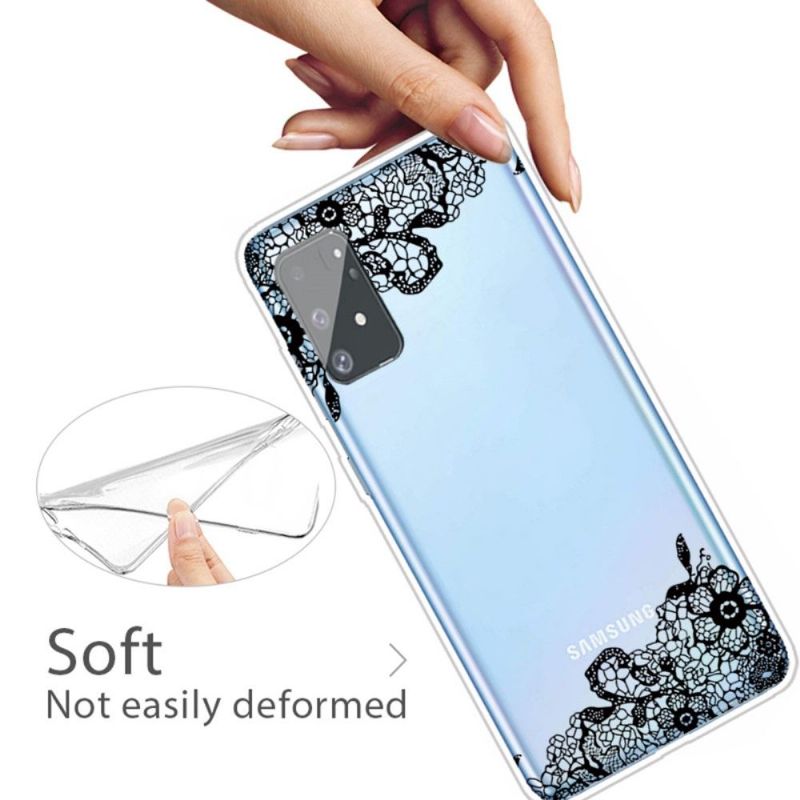 Coque Samsung Galaxy S10 Lite fleur dentelle