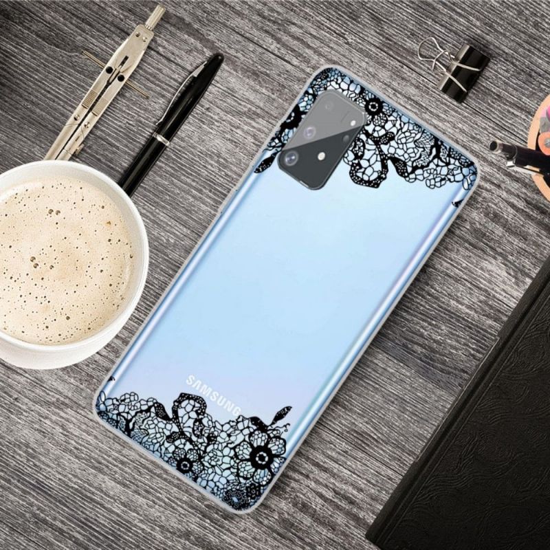 Coque Samsung Galaxy S10 Lite fleur dentelle