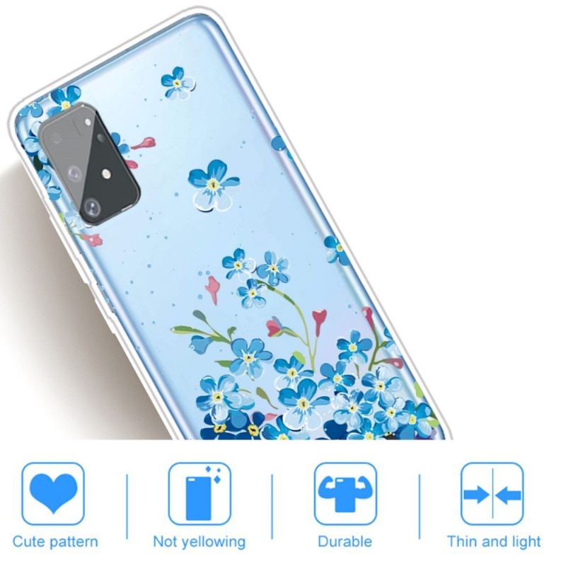 Coque Samsung Galaxy S10 Lite Fleurs Bleues