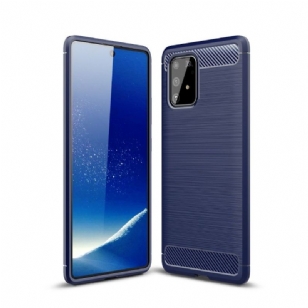 Coque Samsung Galaxy S10 Lite en Gel Brossé Carbone