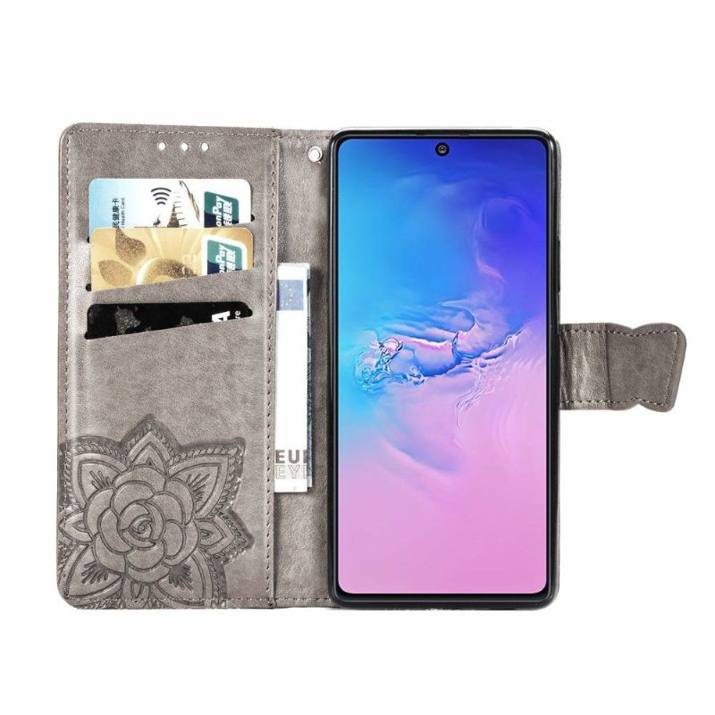 Étui Samsung Galaxy S10 Lite Papillon Relief