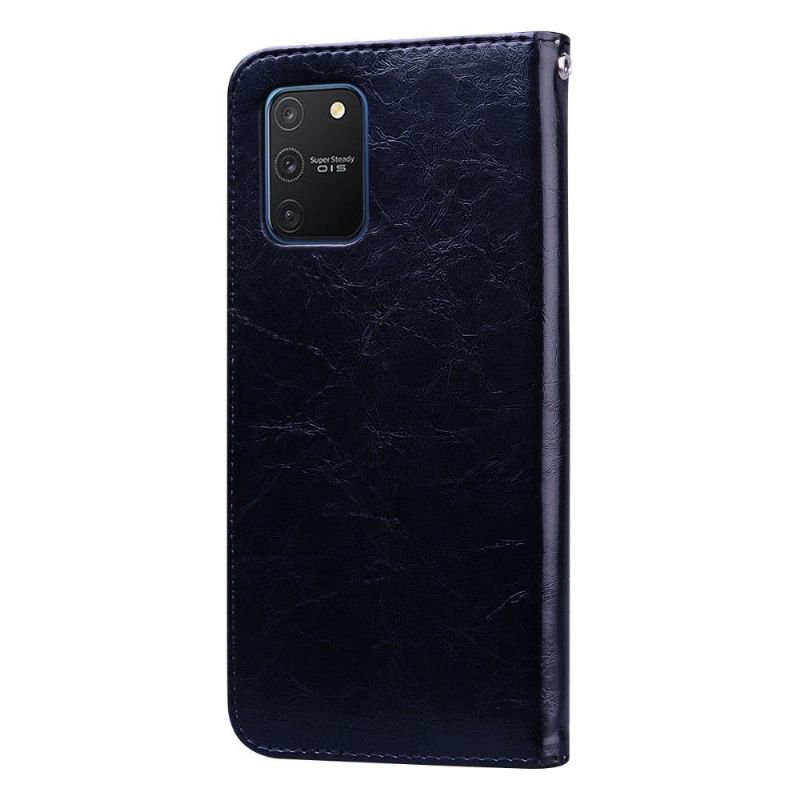 Housse Samsung Galaxy S10 Lite DeLuxe Effet Cuir Vintage