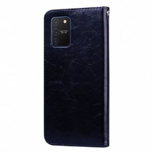 Housse Samsung Galaxy S10 Lite DeLuxe Effet Cuir Vintage