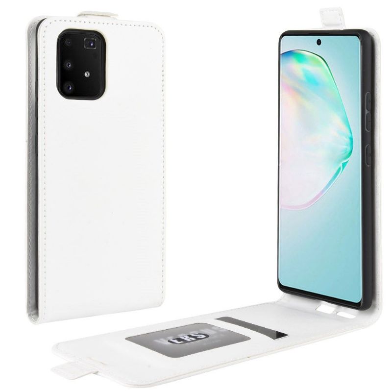 Housse Samsung Galaxy S10 Lite simili cuir avec rabat verticale