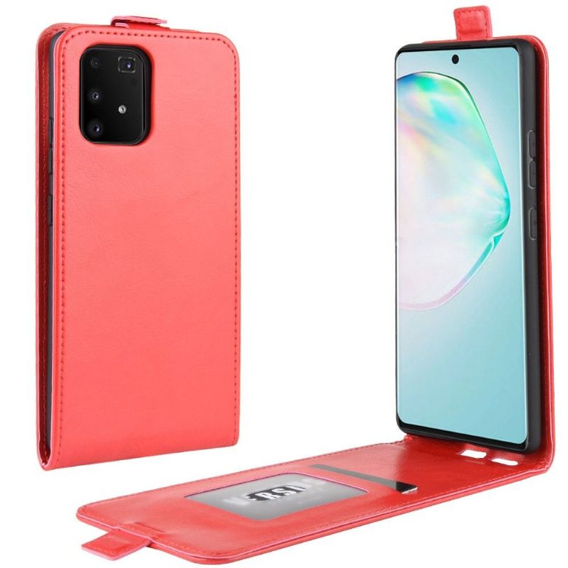 Housse Samsung Galaxy S10 Lite simili cuir avec rabat verticale