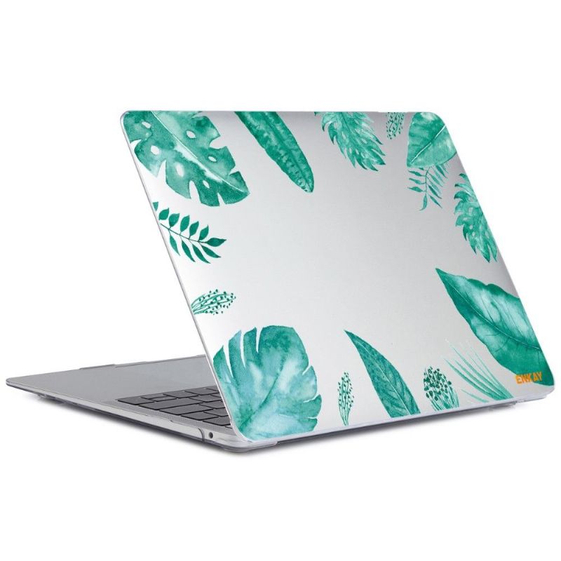 Coque MacBook Pro 16" 2021 feuilles vertes