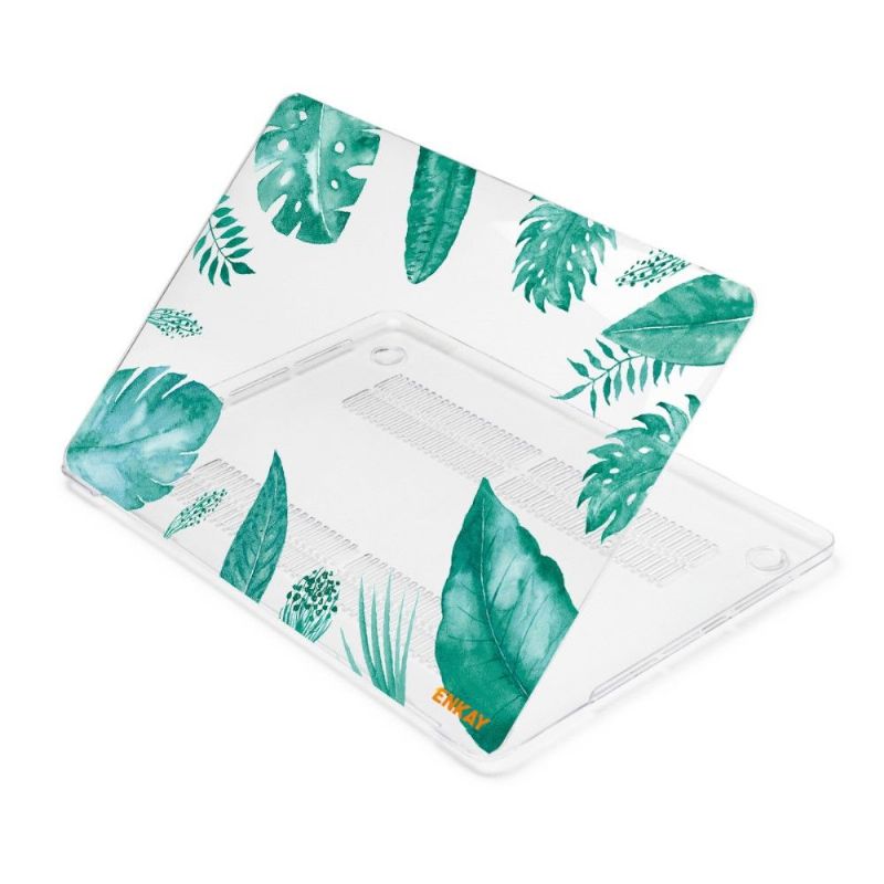 Coque MacBook Pro 16" 2021 feuilles vertes