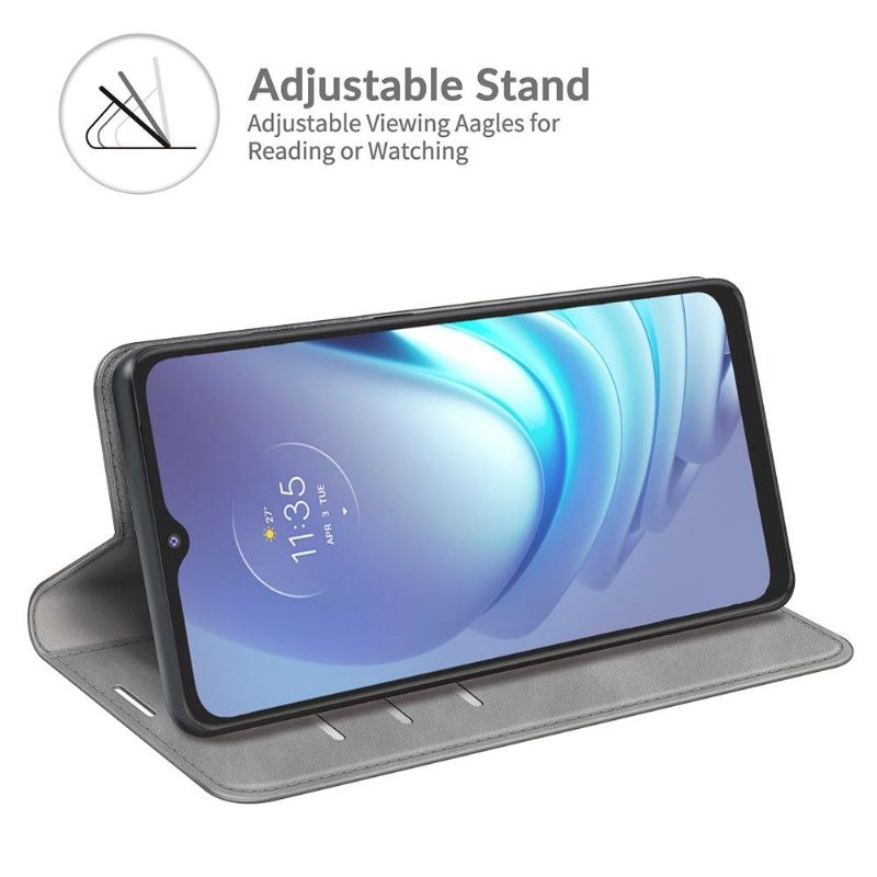 Étui Motorola Moto G50 simili cuir fonction stand