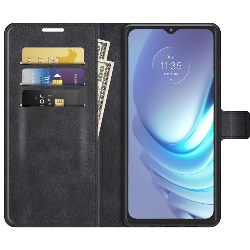 Housse Motorola Moto G50 portefeuille style cuir