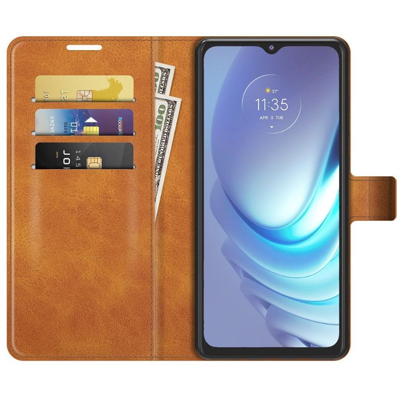 Housse Motorola Moto G50 portefeuille style cuir