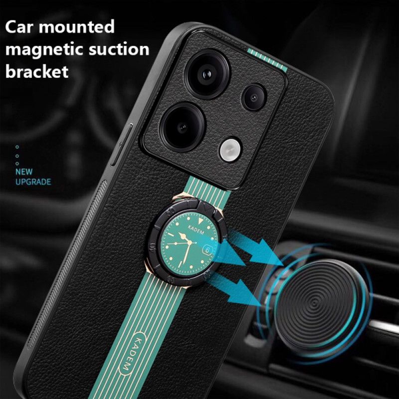 Coque Xiaomi Redmi Note 13 Pro 5G / Poco X6 5G Design Montre avec Anneau-Support KADEM