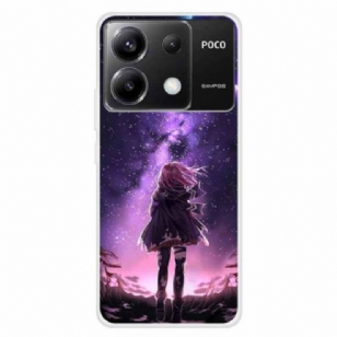 Coque Xiaomi Redmi Note 13 Pro 5G / Poco X6 5G Étoiles et Fille