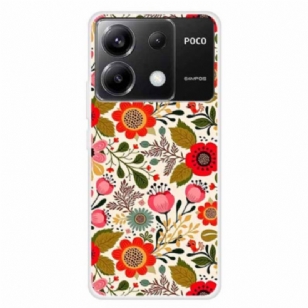 Coque Xiaomi Redmi Note 13 Pro 5G / Poco X6 5G Fleurs Colorées