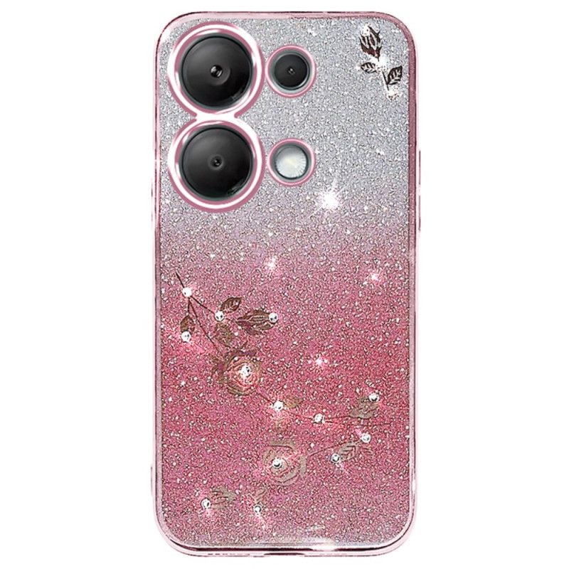 Coque Xiaomi Redmi Note 13 Pro 5G / Poco X6 5G Strass et Paillettes à Lanière KADEM