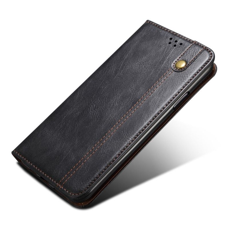 Flip Cover Xiaomi Redmi Note 13 Pro 5G / Poco X6 5G Simili Cuir Ciré