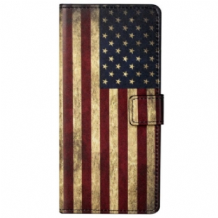 Housse Xiaomi Redmi Note 13 Pro 5G / Poco X6 5G Drapeau Américain Vintage