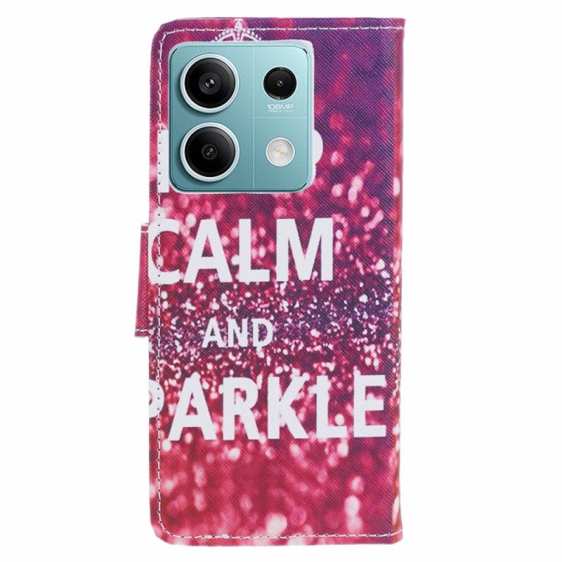 Housse Xiaomi Redmi Note 13 Pro 5G / Poco X6 5G Keep Calm and Sparkle