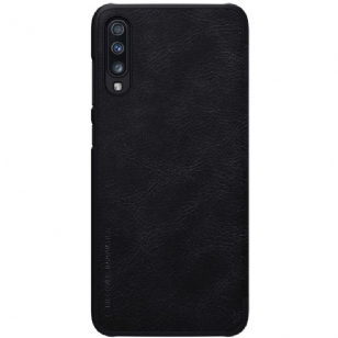 Samsung Galaxy A70 - Coque avec rabat NILLKIN revêtement cuir