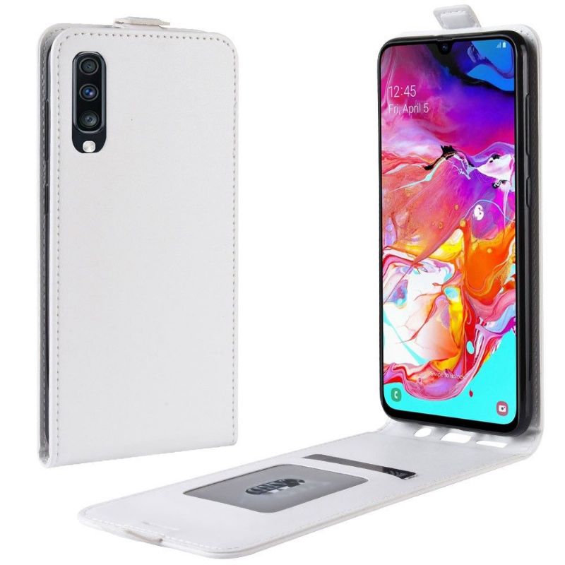 Samsung Galaxy A70 - Étui simili cuir avec rabat verticale