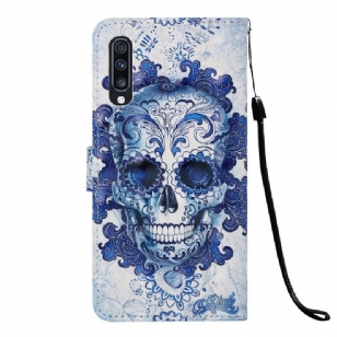 Samsung Galaxy A70 - Housse motif calavera