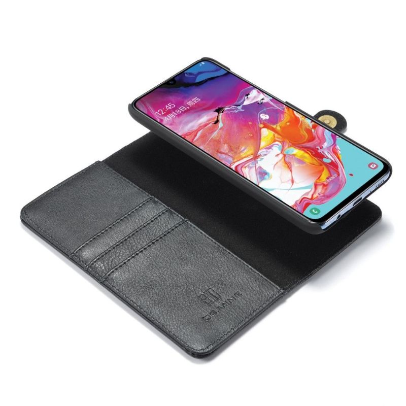 Samsung Galaxy A70 - Housse portefeuille avec coque amovible