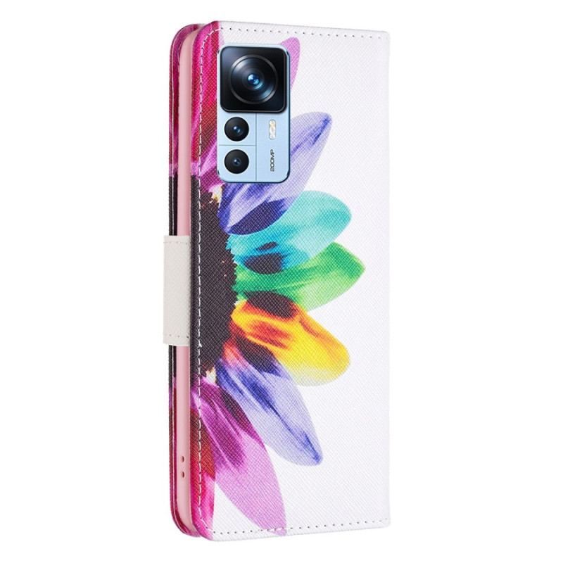 Housse Xiaomi 12T / 12T Pro Fleur Aquarelle