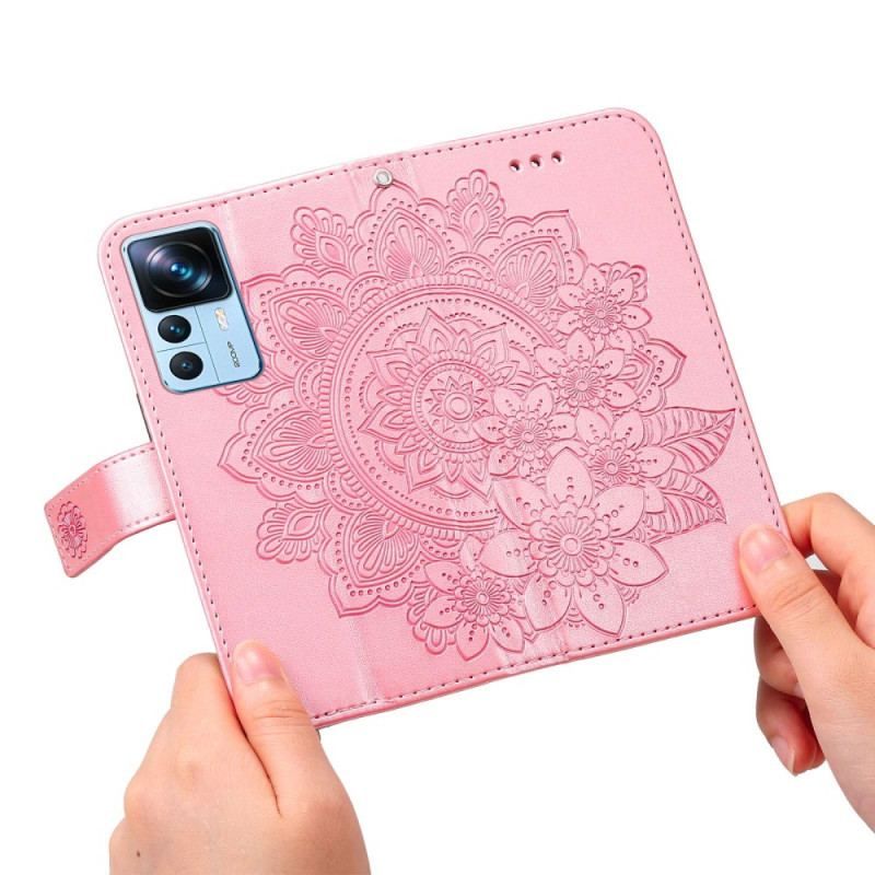 Housse Xiaomi 12T / 12T Pro Mandala à Lanière