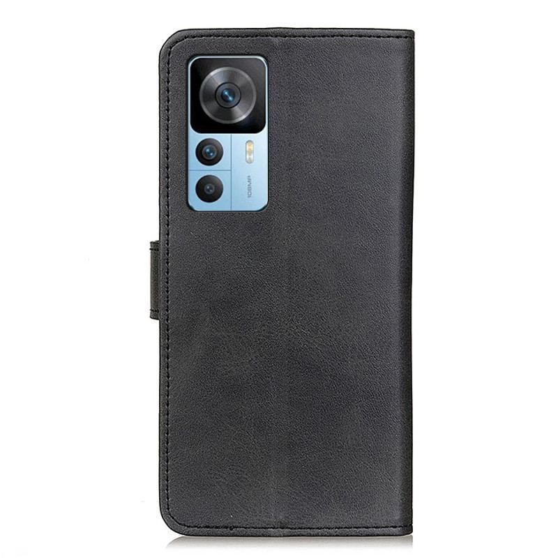 Housse Xiaomi 12T / 12T Pro Simili Cuir Mat