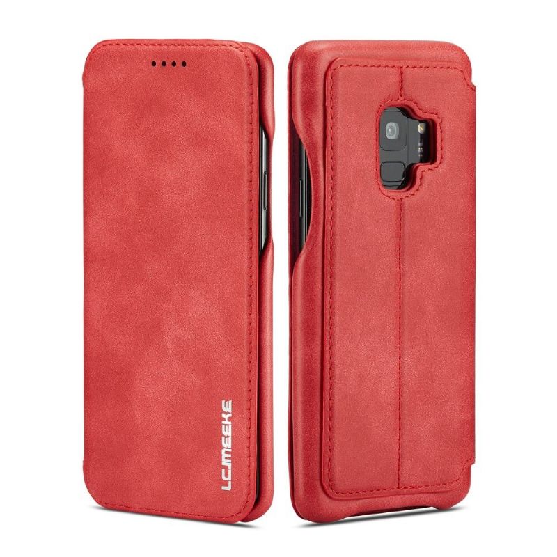 Samsung Galaxy S9 - Coque avec rabat simili cuir