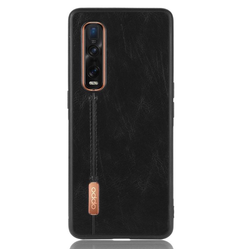 Coque Oppo Find X2 Pro Effet Cuir