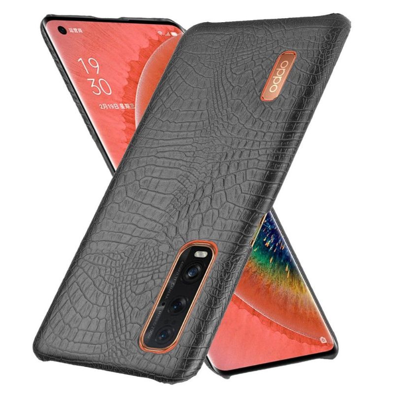 Coque Oppo Find X2 Pro effet peau de croco