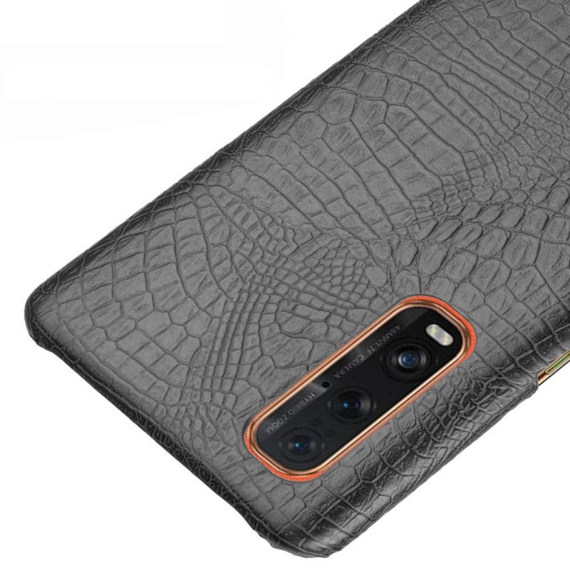 Coque Oppo Find X2 Pro effet peau de croco