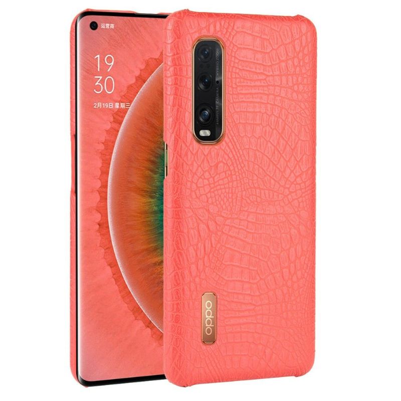 Coque Oppo Find X2 Pro effet peau de croco