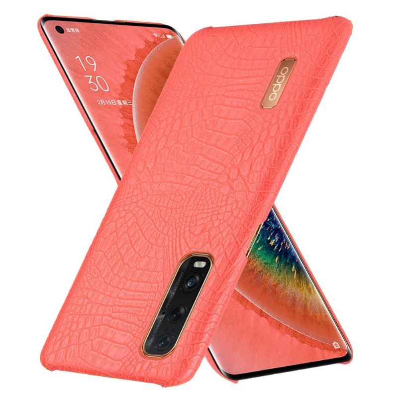 Coque Oppo Find X2 Pro effet peau de croco