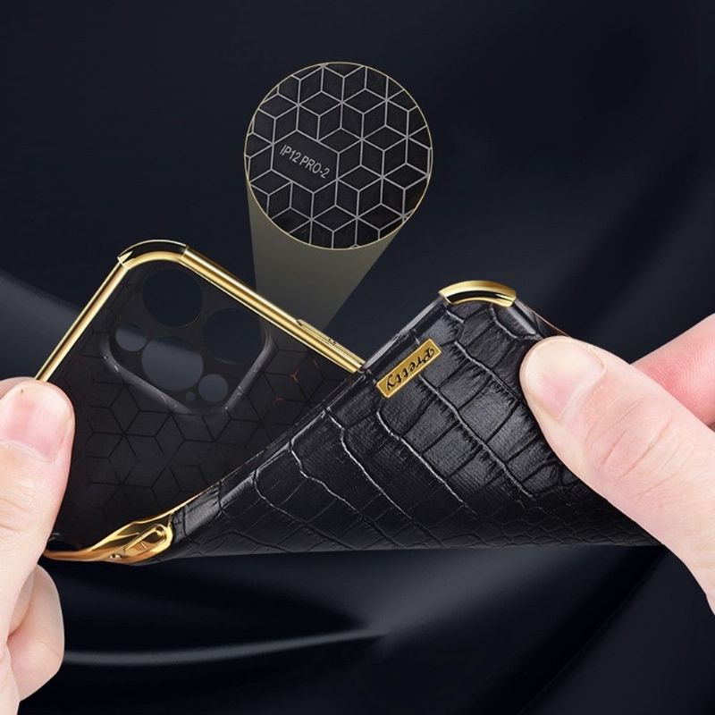 Coque Realme GT Neo 3 Effet Croco avec Anneau