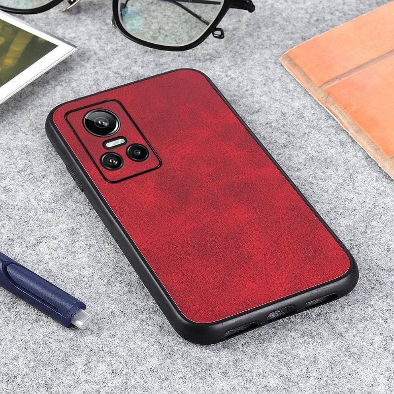 Coque Realme GT Neo 3 Jazz simili cuir vintage