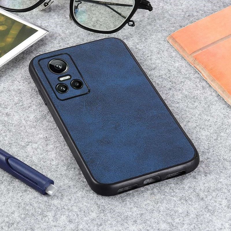 Coque Realme GT Neo 3 Jazz simili cuir vintage