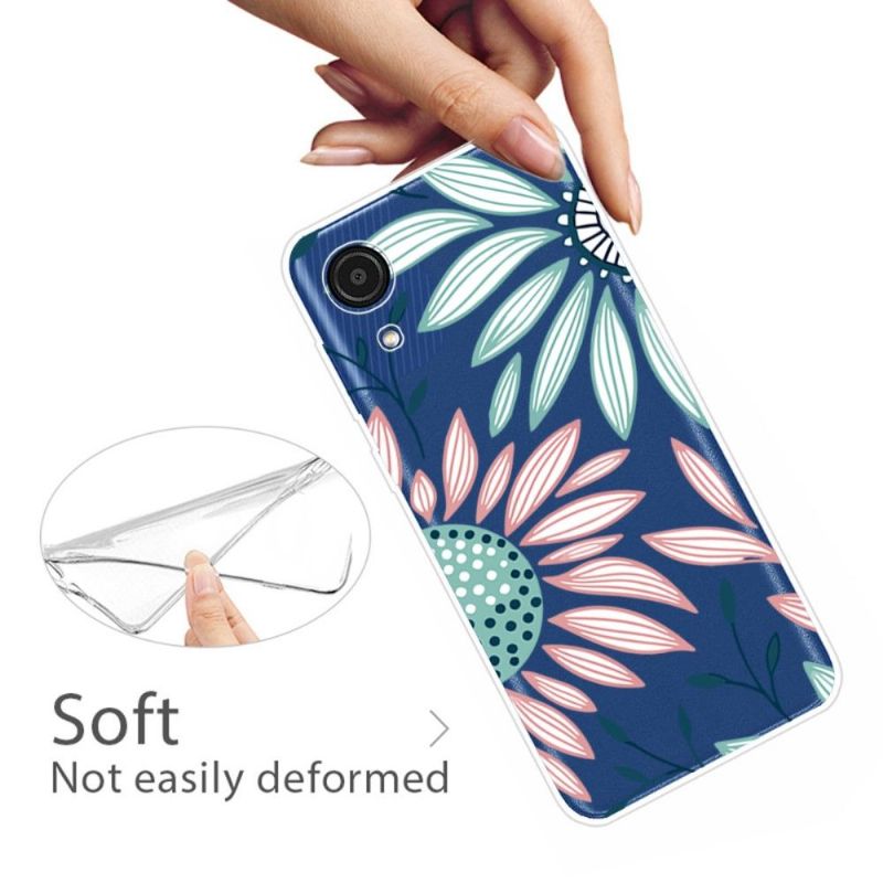 Coque Samsung Galaxy A03 Core Daisy fleurs