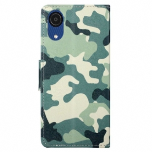 Housse Samsung Galaxy A03 Core Camouflage Militaire