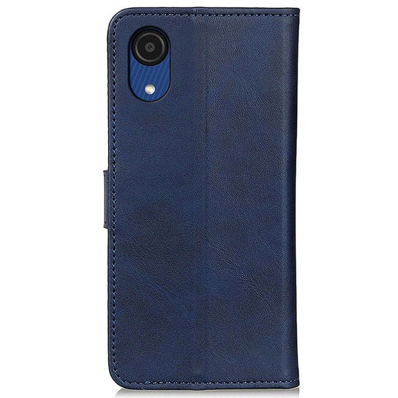 Housse Samsung Galaxy A03 Core Marius effet cuir mat