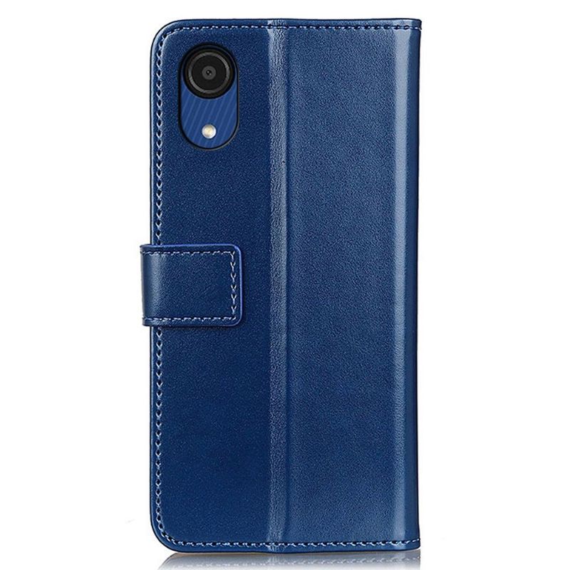 Housse Samsung Galaxy A03 Core Mélodie folio simili cuir