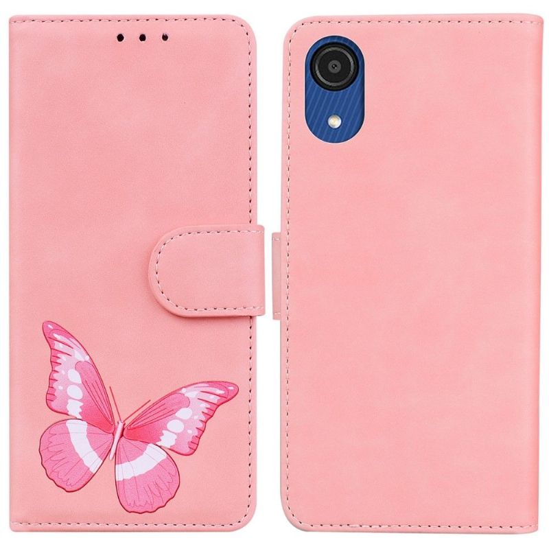 Housse Samsung Galaxy A03 Core Protection papillon coloré