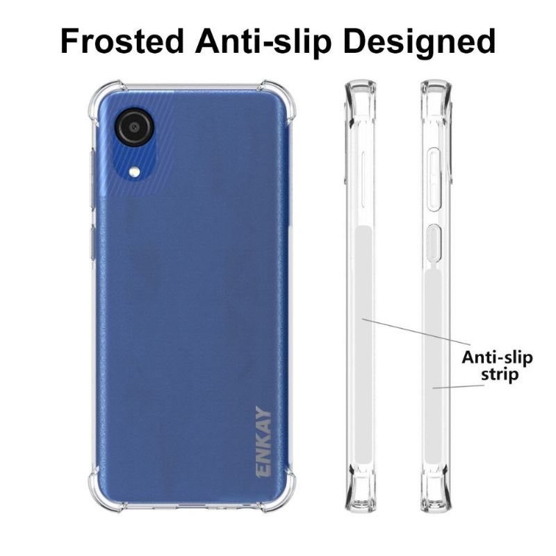 Protection Coque Samsung Galaxy A03 Core ENKAY Transparent