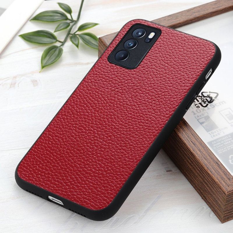 Coque Oppo Reno 6 5G cuir grainé