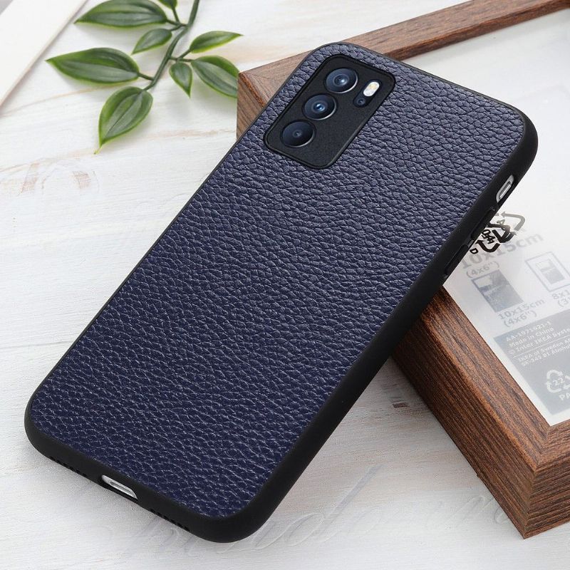 Coque Oppo Reno 6 5G cuir grainé