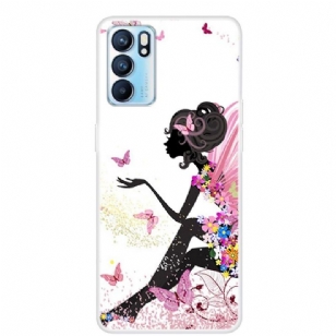 Coque Oppo Reno 6 5G Femme Papillon