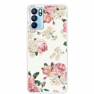 Coque Oppo Reno 6 5G Fleurs