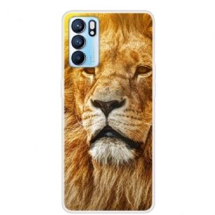 Coque Oppo Reno 6 5G Golden Lion