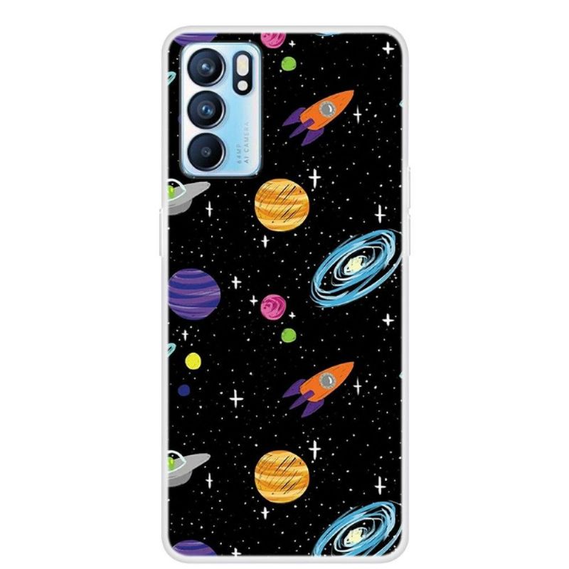 Coque Oppo Reno 6 5G illustration espace